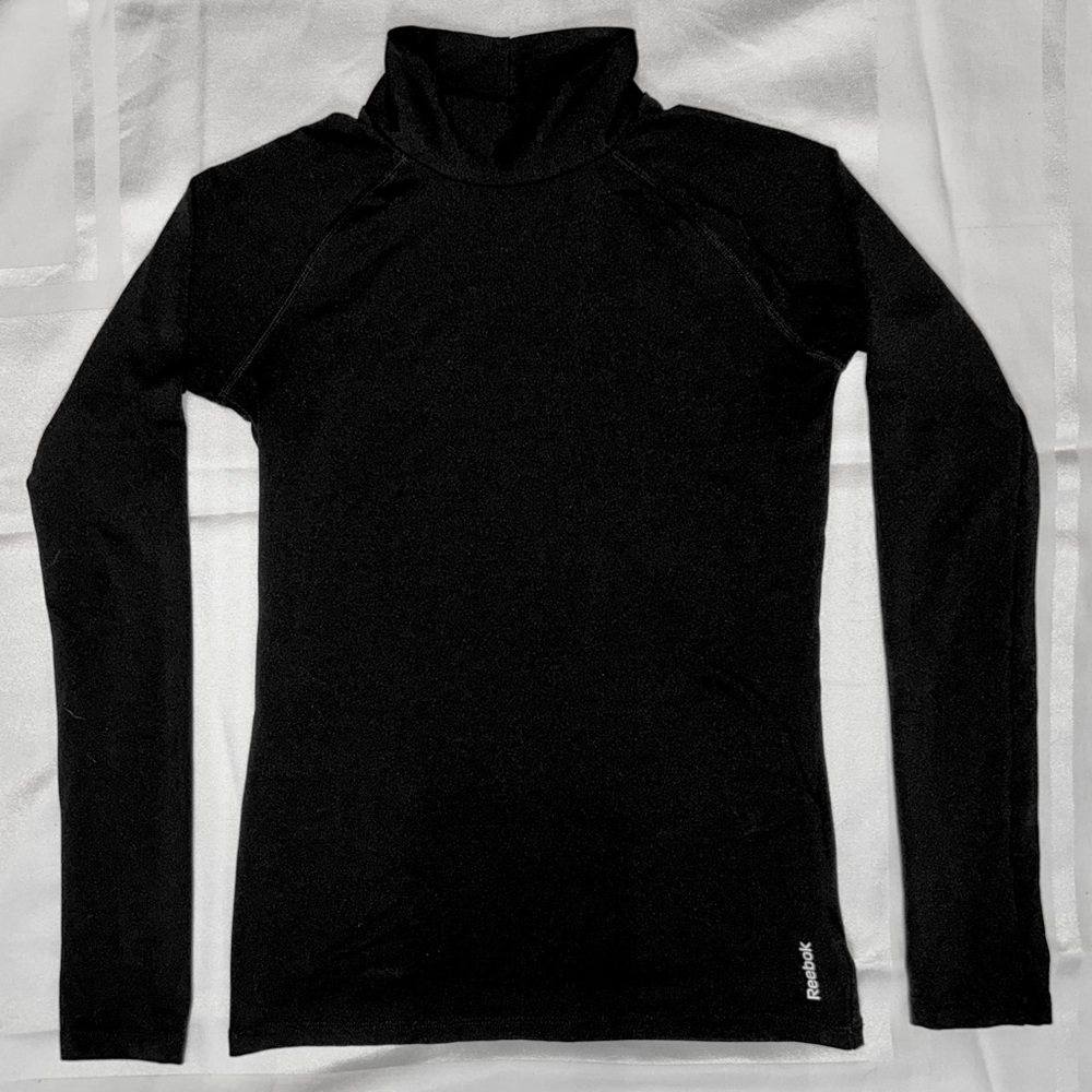 Reebok Black Long Sleeve HeatGear Youth XL